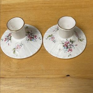 Summer Melody Fine Bone China Candle Holders